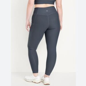 Old Navy Slate Gray High-Rise Leggings